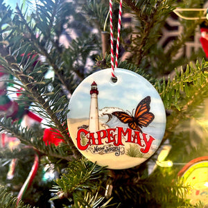 Cape May New Jersey Christmas Ornament - Jersey Shore Ornament