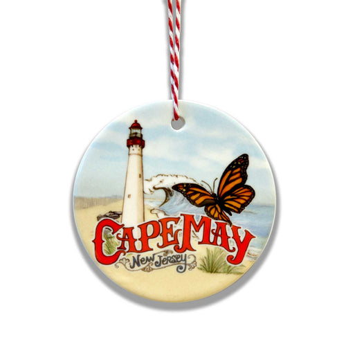 Cape May New Jersey Christmas Ornament - Jersey Shore Ornament