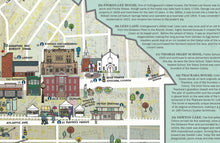 Collingswood, NJ Illustrated Map with Historical facts - 18 x 24 inch poster print