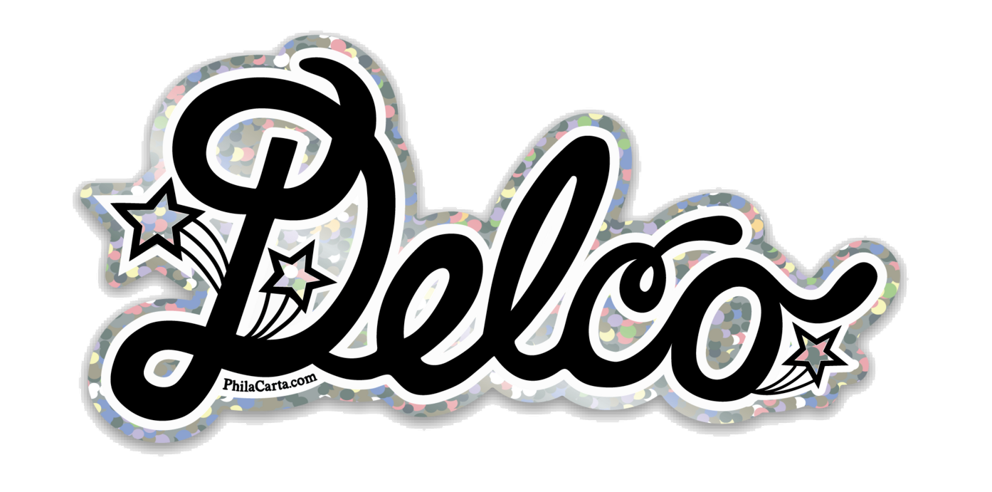 Delco Sticker - Delaware County, PA / Philadelphia Sticker - – PhilaCarta