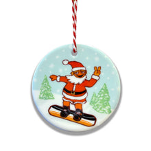 Gritty Snowboarding - Philadelphia Christmas Ornament - Pennsylvania Ornament