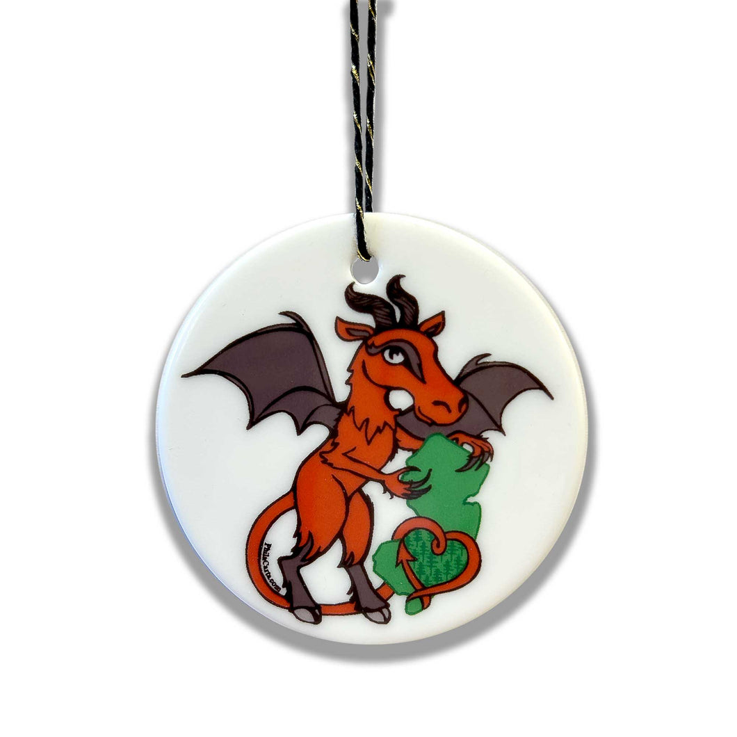 Jersey Devil New Jersey Christmas Ornament - NJ Pine Barren Ornament