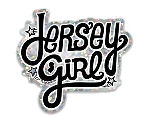 Jersey Girl Sticker - New Jersey Sticker - Glitter Sticker