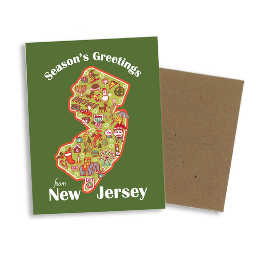 New Jersey Holiday card - Season's Greetings from New Jersey