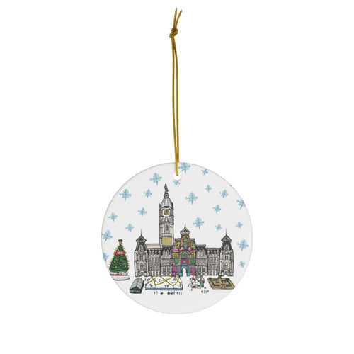 Philadelphia Christmas Ornament - City Hall - Pennsylvania Ornament