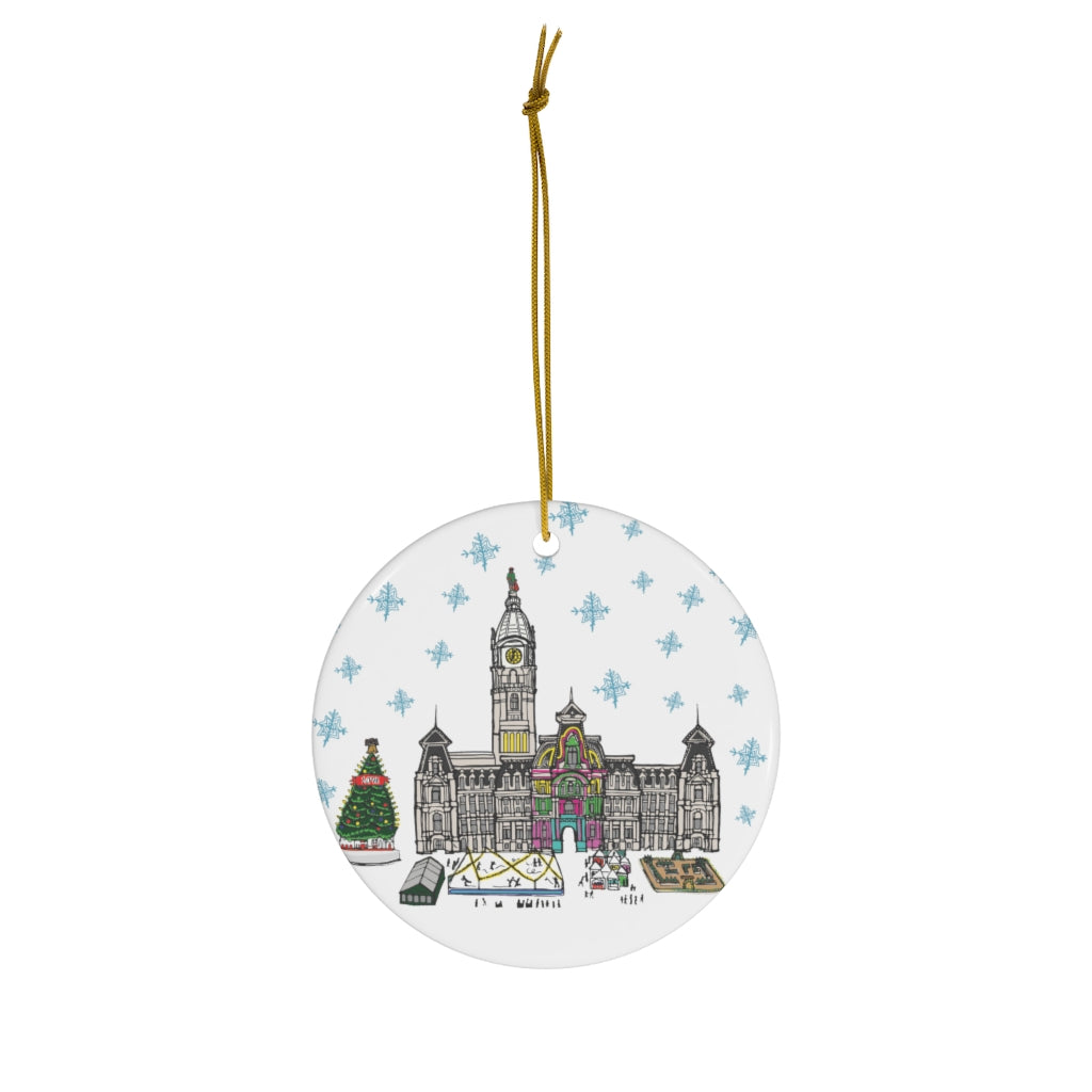Philadelphia Christmas Ornament - City Hall - Pennsylvania Ornament