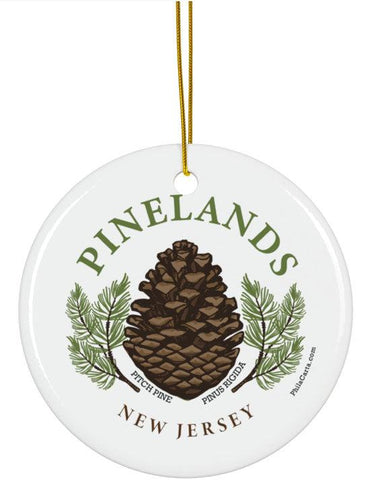 Pinelands New Jersey Christmas Ornament - New Jersey Christmas Ornament