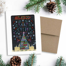 Philly Christmas Card - Wanamaker Light Show - Philadelphia Holiday Card