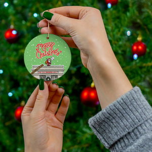 Collingswood Ornament - Santa at Borough Hall - Collingswood New Jersey Christmas Ornament