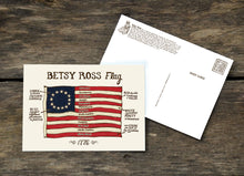 Betsy Ross Flag Philadelphia Postcard