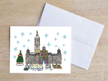 Philadelphia Holiday Card - City Hall  & Dilworth Park - Philly Christmas Card
