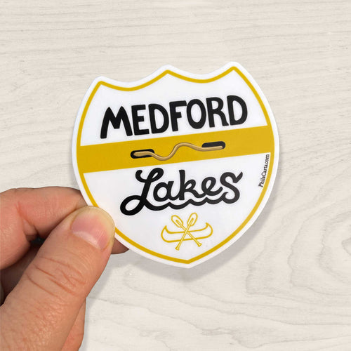 Medford Lakes New Jersey Sticker - Beach Tag sticker -New Jersey Pine Barrens Sticker