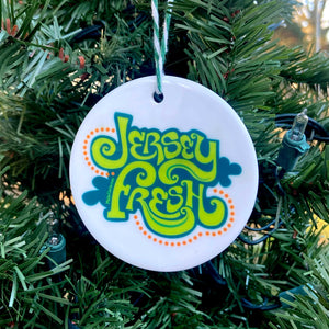 New Jersey Christmas Ornament - Jersey Fresh - NJ Ornament