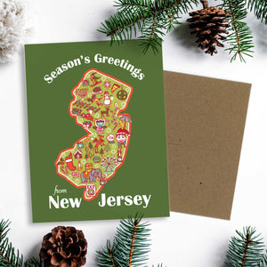 New Jersey Holiday card - Season's Greetings from New Jersey